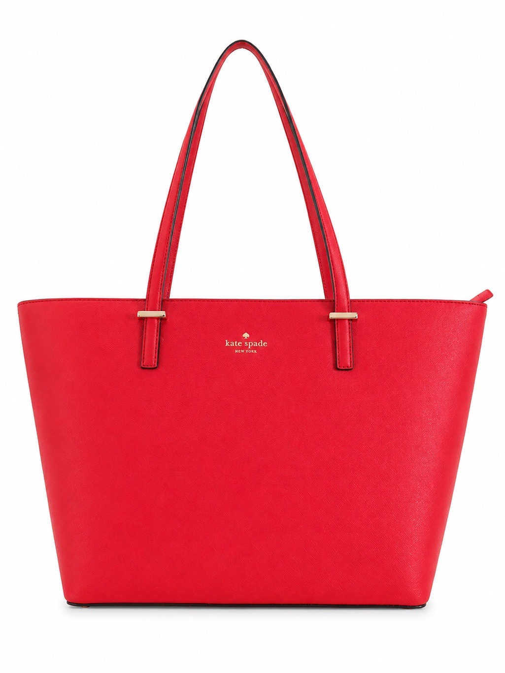 Kate Spade Saffiano Red Leather Tote Bag